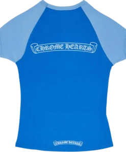 Chrome Hearts Baseball T Shirt Blue