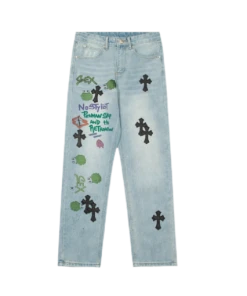 Chrome Hearts Denim White Jeans