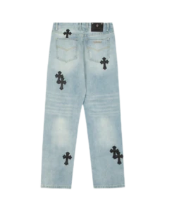 Chrome Hearts Denim White Jeans
