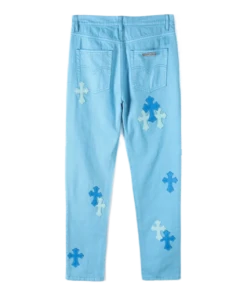 Chrome Hearts Denim Light Blue Jeans