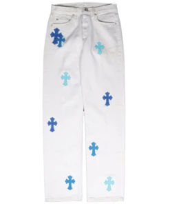 Chrome Hearts Cross Patch Jeans